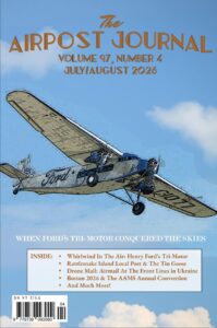 The Airpost Journal July August 2026 Aams